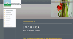 Desktop Screenshot of loechner-vitalcoaching.de